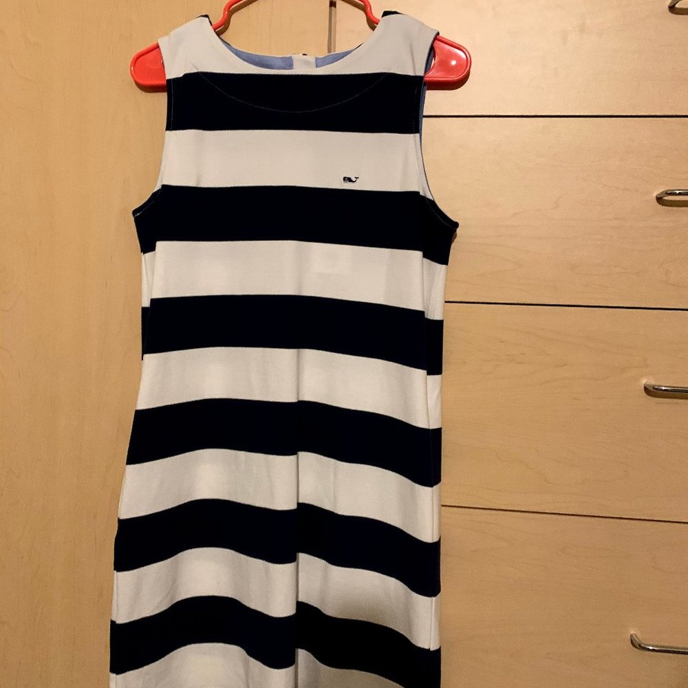 NWT Vineyard Vines Blue and White Stripe Dress XS
